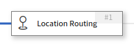 the Location Routing node