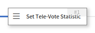 The Set Tele-Vote Statistic Node