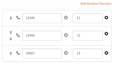 Connect node multiple numbers