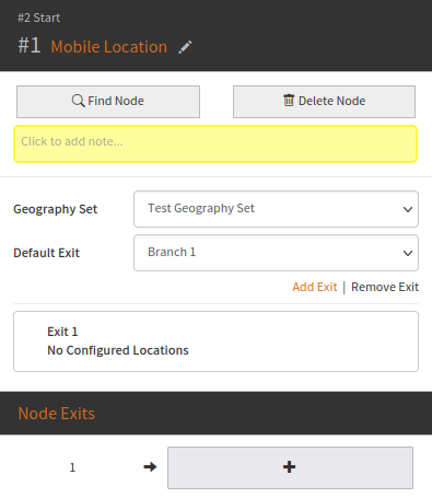 the Mobile Location node