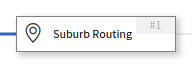the Suburb Routing node