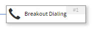 the Breakout Dialing node