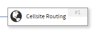 the Cellsite Routing node