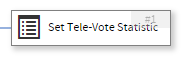 The Set Tele-Vote Statistic Node