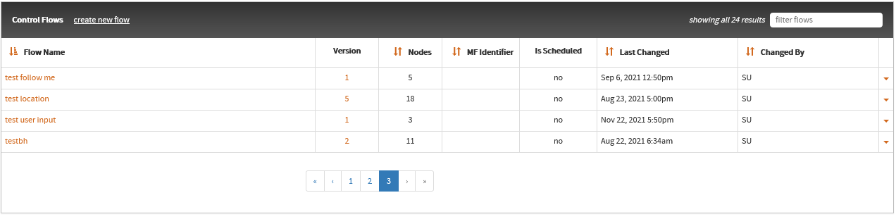 control flows section