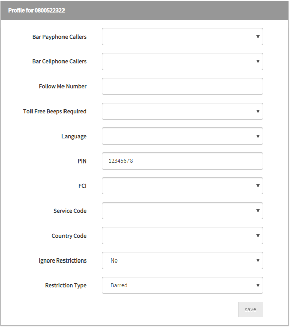 freephone service number section