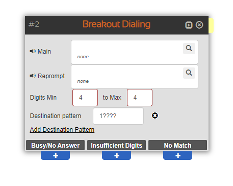 destination patterns