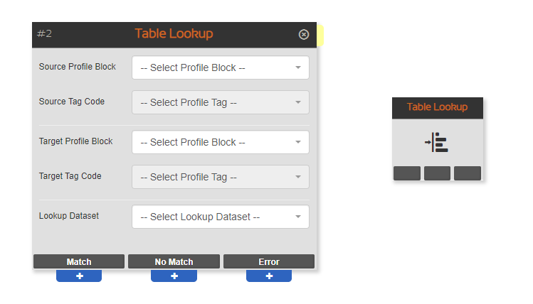 the Table Lookup node